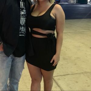 Cut out club dress